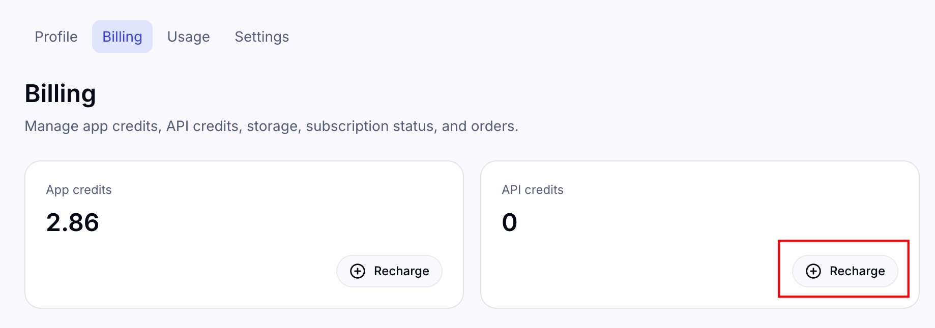 Indream API Topup